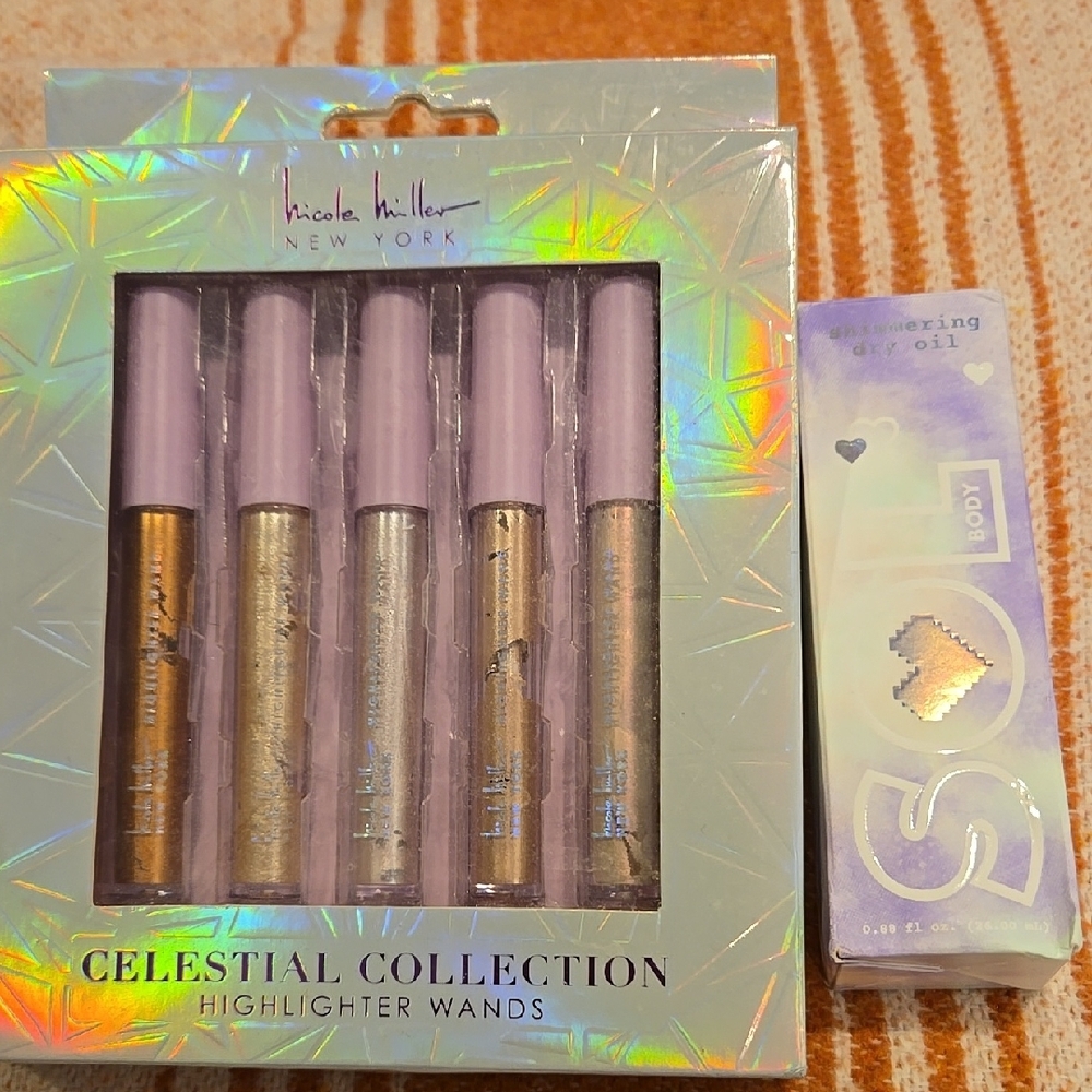 Nicole Miller Celestial Collection Highlighter Wands